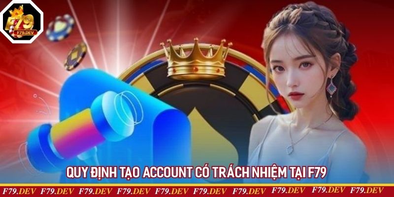 Quy định tạo account có trách nhiệm tại F79 Quy định tạo account có trách nhiệm tại F79